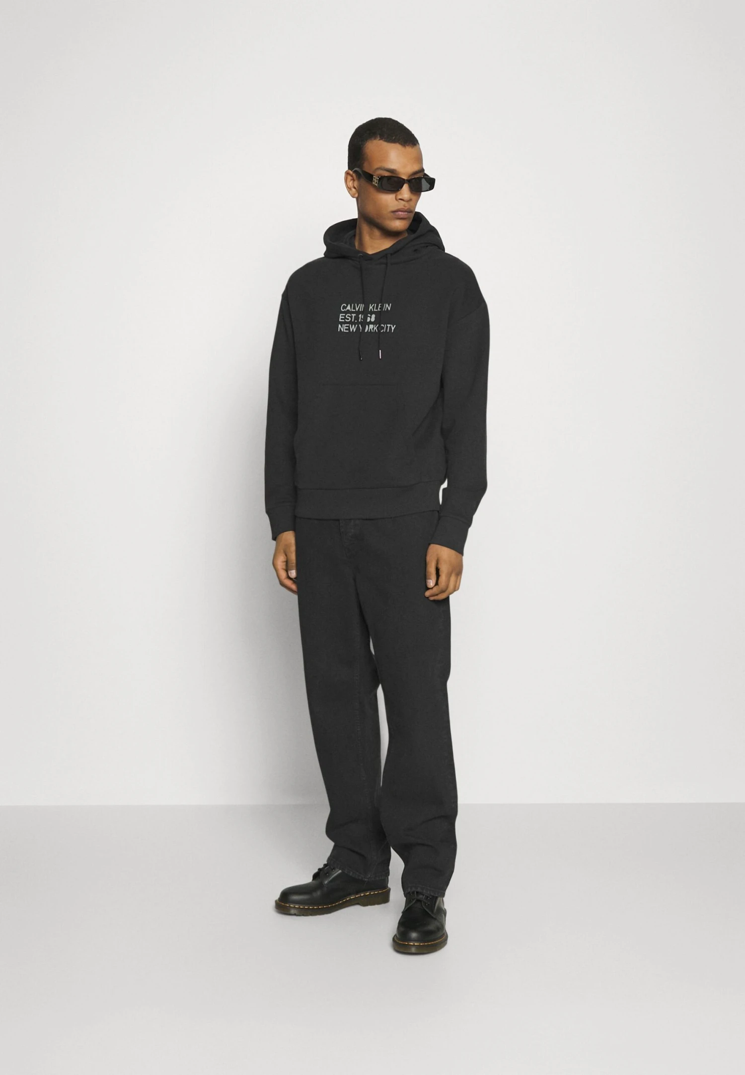 Calvin Klein Mixed Print Stencil - Hoodie -Black 4 Calvin Klein Mixed Print Stencil - Hoodie -Black - Afbeelding 2