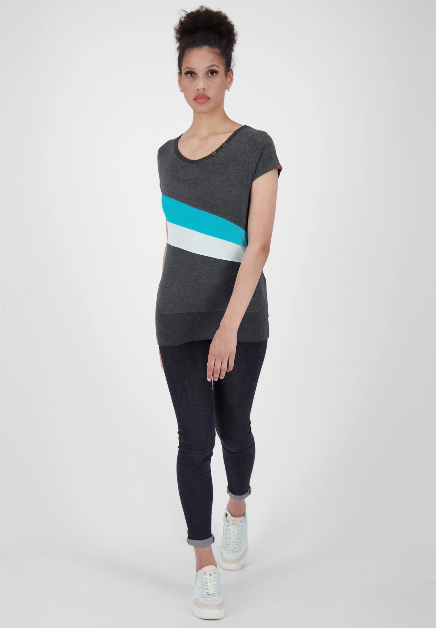 T-Shirt Print - Moonless Melange 4 T-Shirt Print - Moonless Melange - Afbeelding 2