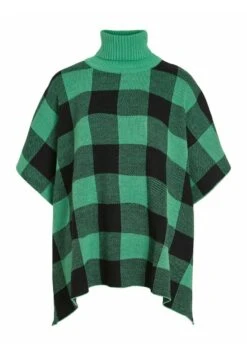 Vila High Neck Karo - Poncho - Kelly Green 12 Vila High Neck Karo - Poncho - Kelly Green -Mode Kledingwinkel ab5b6908789c4e6a999ed824364861b4