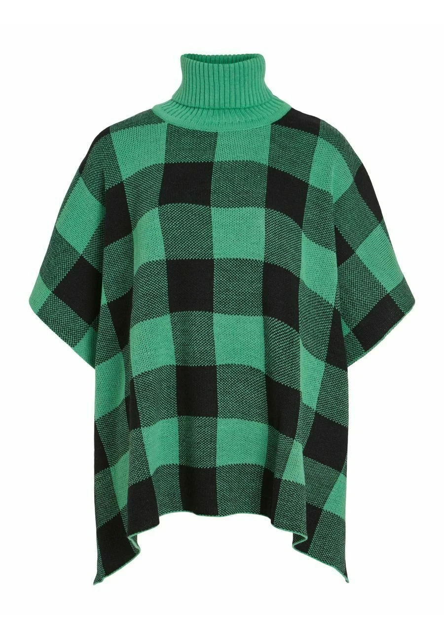 Vila High Neck Karo - Poncho - Kelly Green 7 Vila High Neck Karo - Poncho - Kelly Green - Afbeelding 5