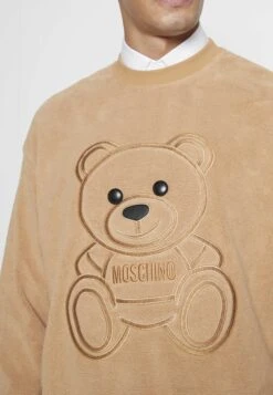 MOSCHINO Fleece Trui - Fantasy Beige -Mode Kledingwinkel ab7ba37b4d3c460fbf963fde6a04625e
