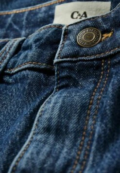 Straight Leg Jeans - Denim-Blue -Mode Kledingwinkel ad4d005b7a2146f080b60ee0985ce852