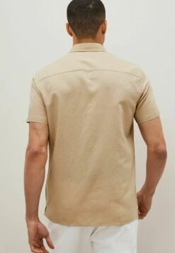 Next Short Sleeve - Overhemd - Stone -Mode Kledingwinkel afee35820b5c432b999436157ac60ed5