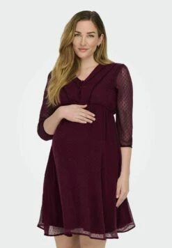 ONLY MATERNITY Mama 3/4 Arm - Jurk - Winetasting