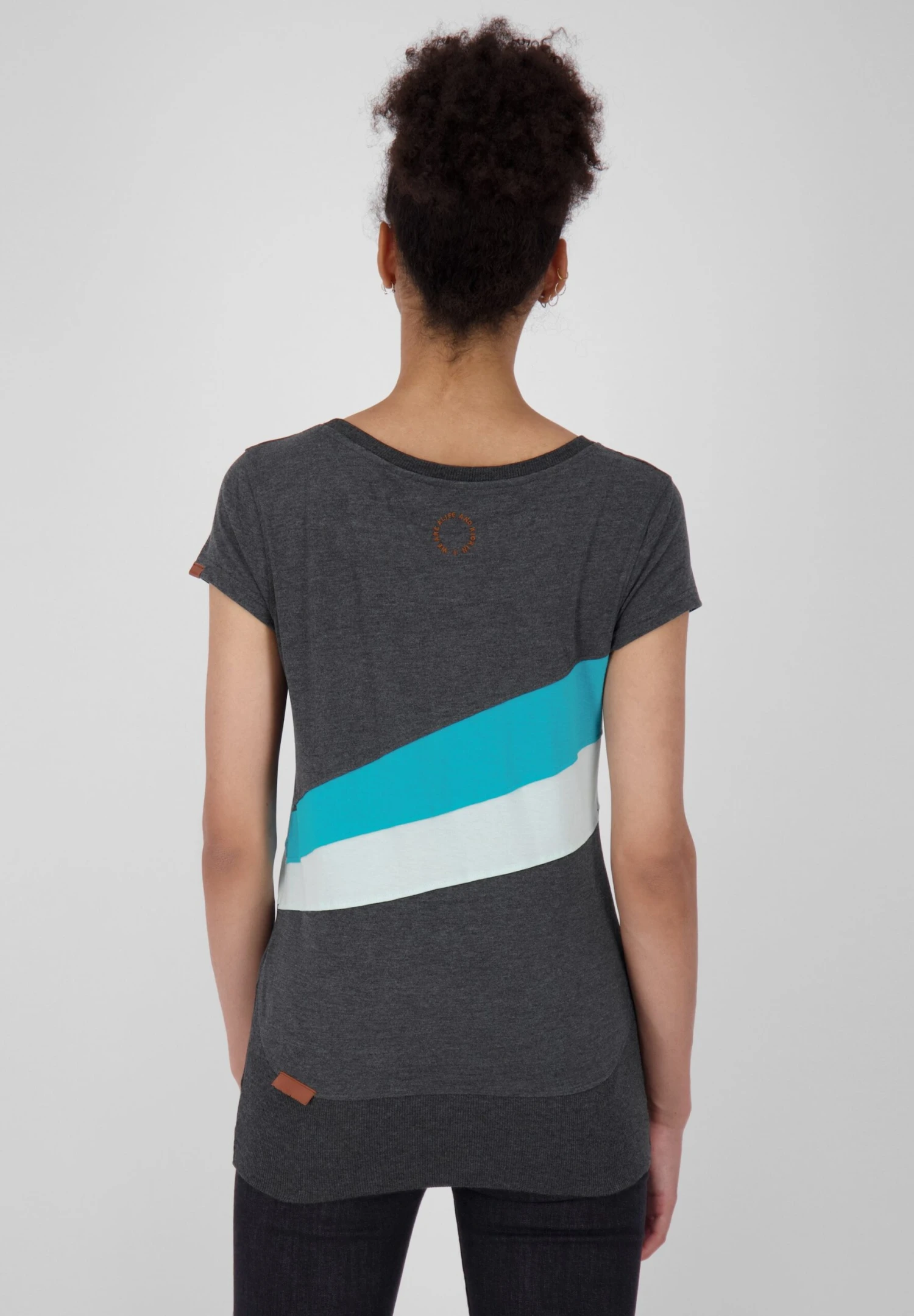 T-Shirt Print - Moonless Melange 5 T-Shirt Print - Moonless Melange - Afbeelding 3