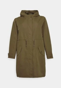 Vero Moda Curve Vmeverly Coat Cur - Parka - Capers -Mode Kledingwinkel b23058d12f134a32adb43a6873e737ae
