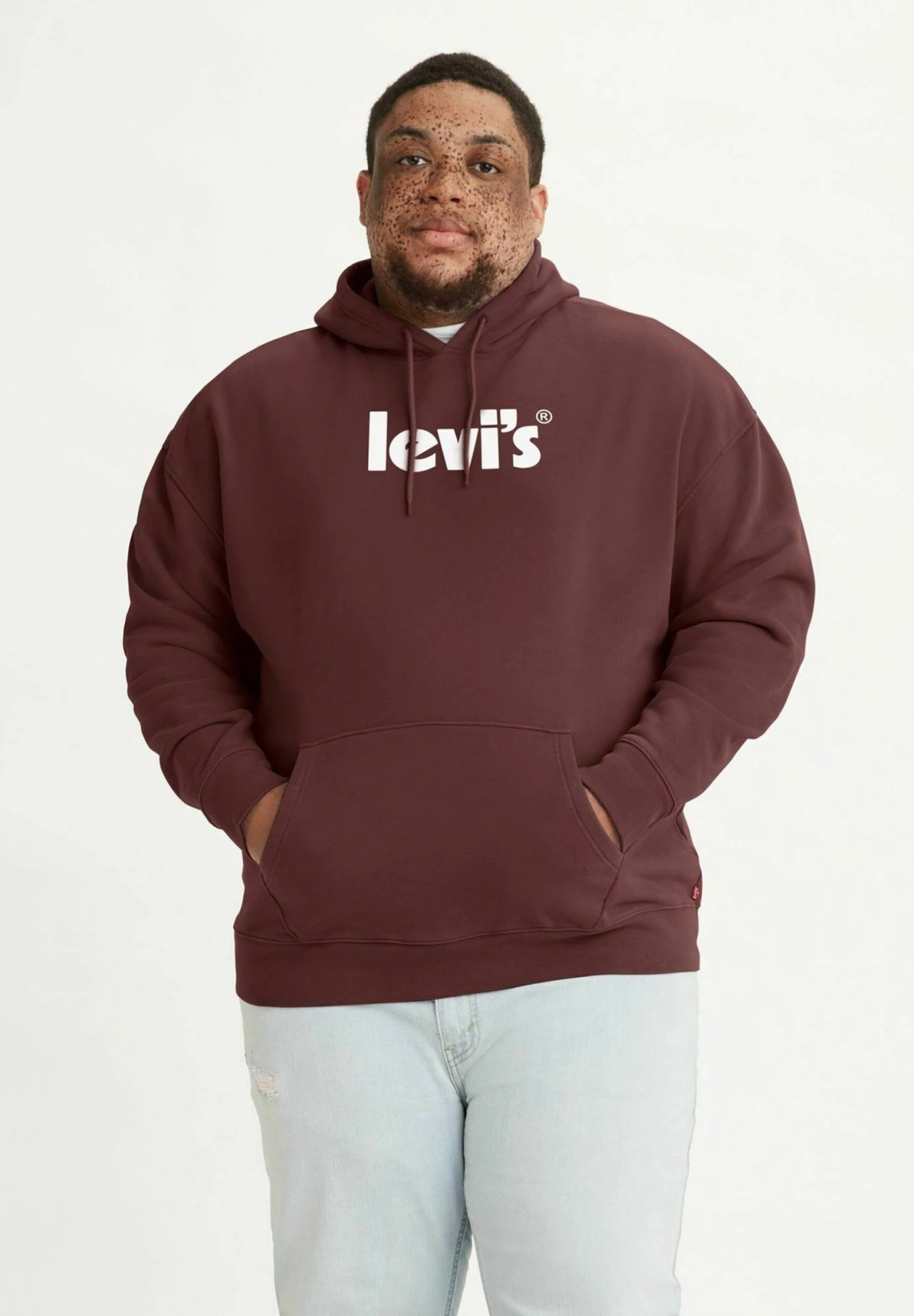 Levi's® Plus Relaxed Graphic Poster - Hoodie - Neutrals 3 Levi's® Plus Relaxed Graphic Poster - Hoodie - Neutrals