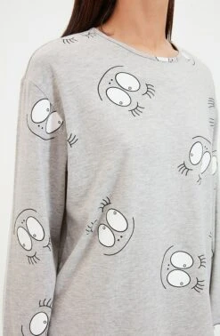 Trendyol Pyjama - Grey -Mode Kledingwinkel b4f9873cfba94c96ab0a997b8a7c4f80