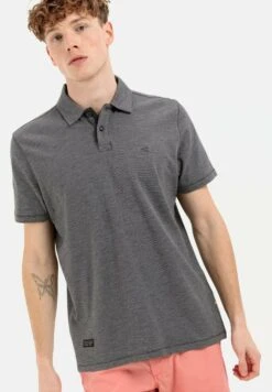 Camel Active Kurzarm Im Feinem Muster - Poloshirt - Shadow Grey -Mode Kledingwinkel b522db71d5b5488d92cd1c18a3ae4db9