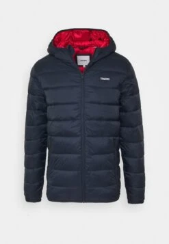 Jack & Jones Jjvincent Puffer Hood - Winterjas - Navy Blazer -Mode Kledingwinkel b542f16792964a89a420912411c88cef