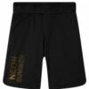Bermuda With Lettering - Shorts - Nero 1 Bermuda With Lettering - Shorts - Nero -Mode Kledingwinkel b59bfc540a6c408298e04aa355035822