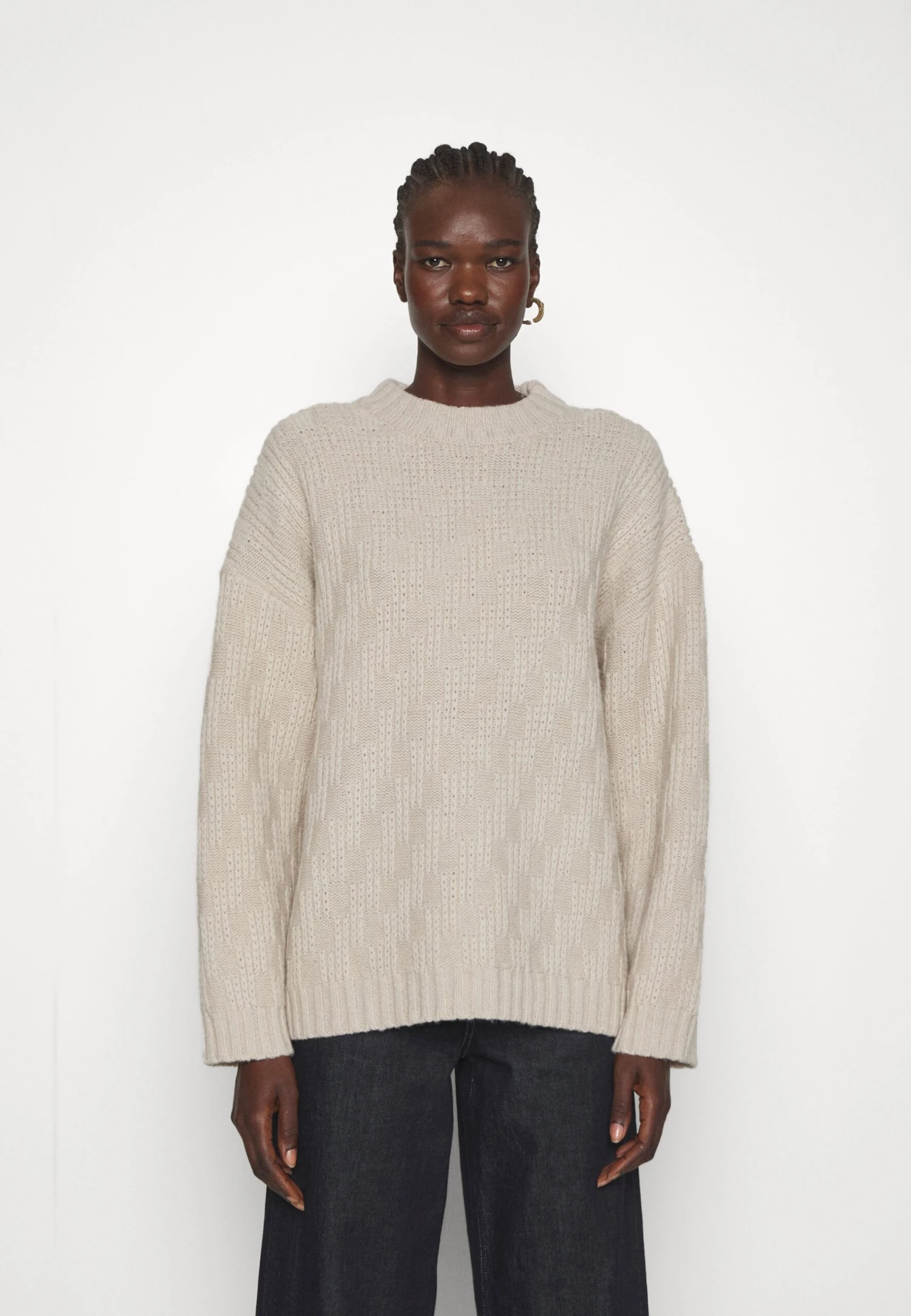 Holzweiler Deja Sweater - Trui - Sand 5 Holzweiler Deja Sweater - Trui - Sand - Afbeelding 3