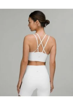 Lululemon Like A Cloud Longline B C - Sport-Bh Met Light Support - White -Mode Kledingwinkel b5e7139fcefa4554adb6a7d108fc0c42