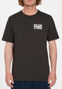Volcom Feline Sst - T-Shirt Print - Rinsed Black