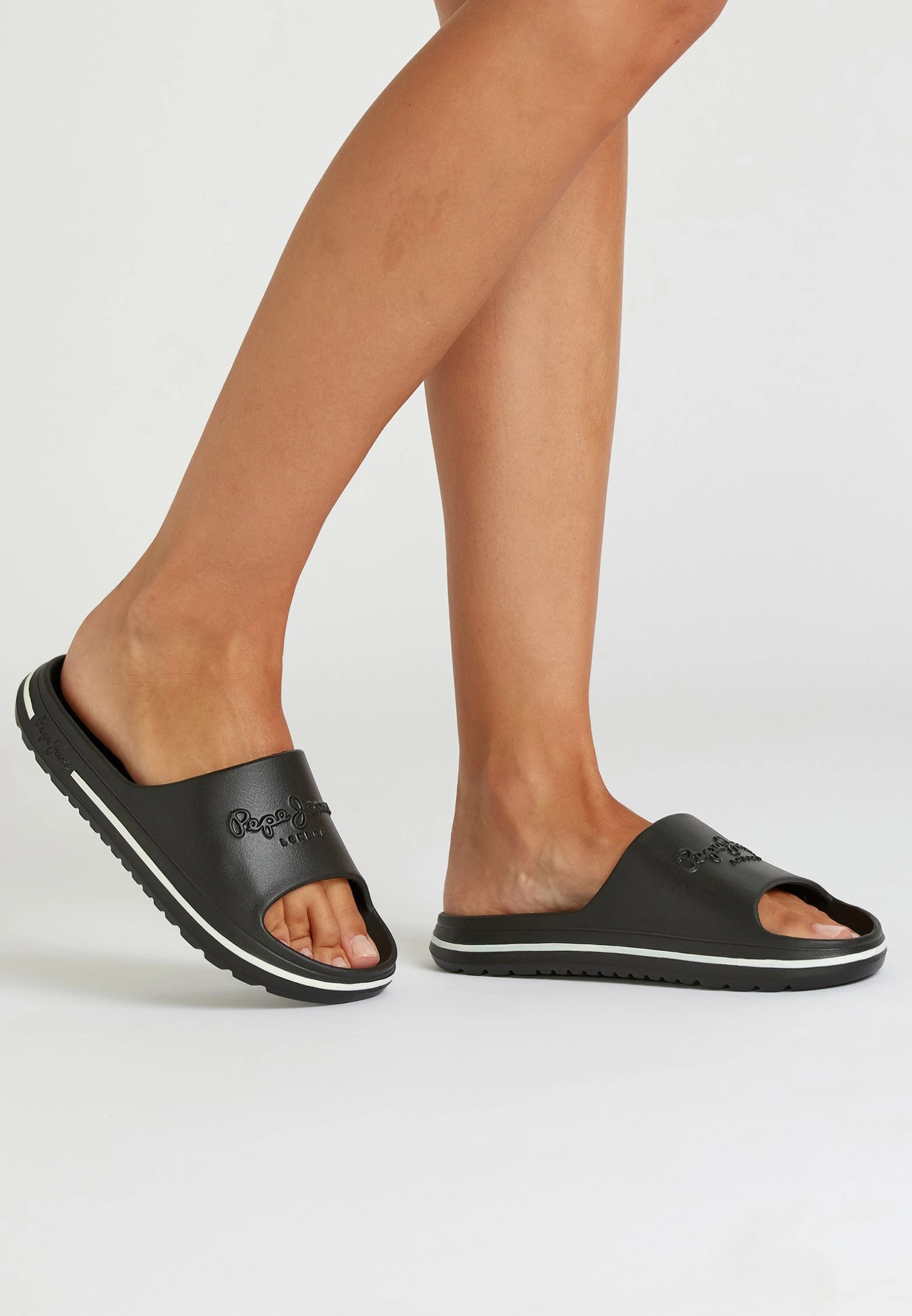 Pepe Jeans Beach Slide - Badslippers - Black 3 Pepe Jeans Beach Slide - Badslippers - Black