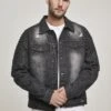 Southpole Herren Biker Trucker Jacket - Spijkerjas - Bk.Sand -Mode Kledingwinkel b7635f5b0a34489f9d2c4372f127a03a