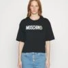 MOSCHINO Brooch Ornaments - T-Shirt Print - Fantasy Black 1 MOSCHINO Brooch Ornaments - T-Shirt Print - Fantasy Black -Mode Kledingwinkel b7c44361327d42cbaa3e930950e6ac46