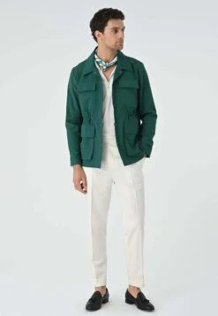 Lichte Jas - Dark Green -Mode Kledingwinkel b81ee91c4c41437eb3ea9ed8b1c1e788