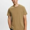 Edc By Esprit Rundhals Aus - T-Shirt Basic - Khaki Green -Mode Kledingwinkel b83d4a52eed340e188bf754c641204a5