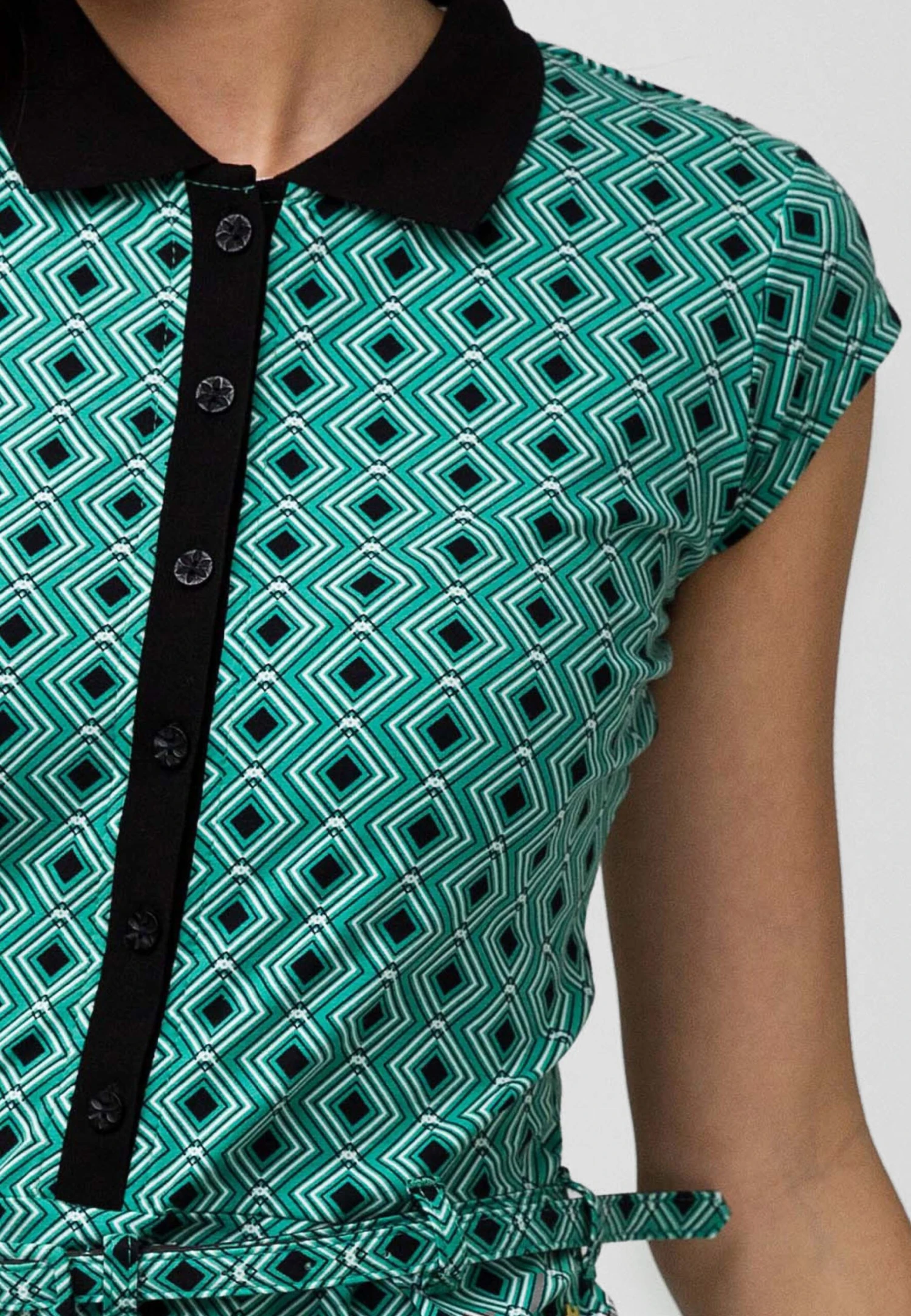 Illasoul - Blousejurk - Green 6 Illasoul - Blousejurk - Green - Afbeelding 4