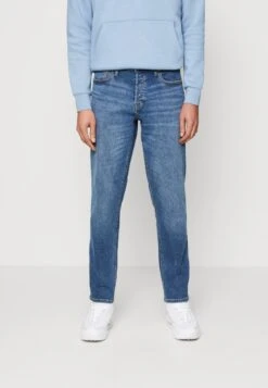 Jack & Jones Jjimike Jjoriginal - Straight Leg Jeans - Blue Denim