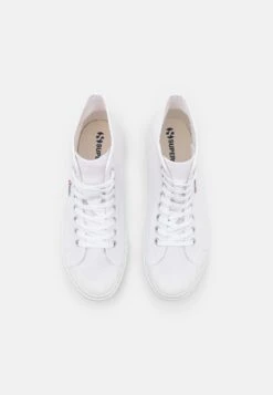 Superga 2696 Stripe - Sneakers Hoog - White -Mode Kledingwinkel b9eeee02eabc4f788887dd0676866df8