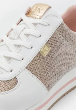 MICHAEL Michael Kors Monique Trainer - Sneakers Laag - White/Gold -Mode Kledingwinkel ba4227875a9748719524ce633cb2cd96
