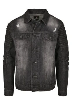 Southpole Herren Biker Trucker Jacket - Spijkerjas - Bk.Sand -Mode Kledingwinkel ba65568559b4416d9b962f123a5ca55d