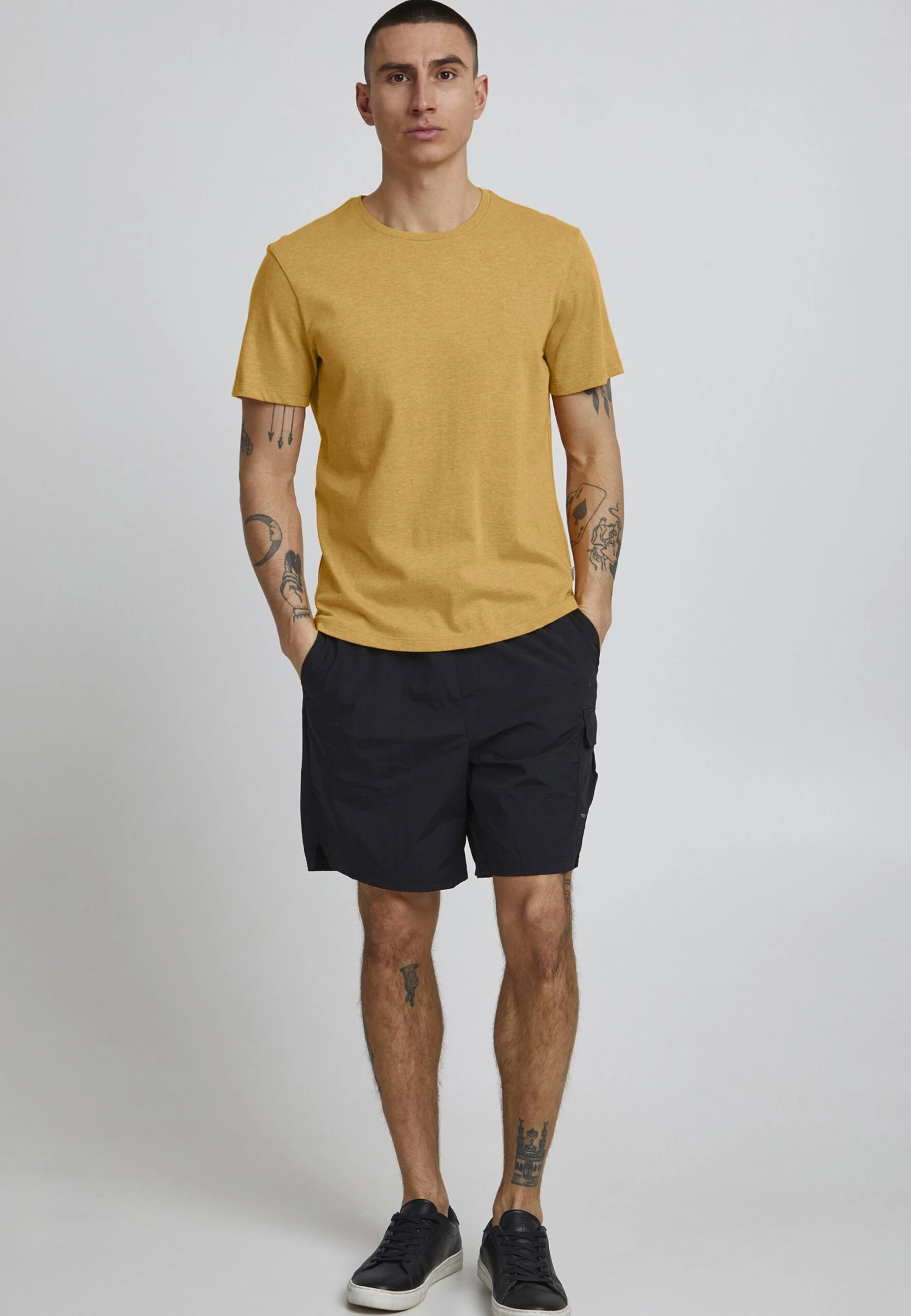 CASUAL FRIDAY T-Shirt Basic - Sunflower Melange 4 CASUAL FRIDAY T-Shirt Basic - Sunflower Melange - Afbeelding 2
