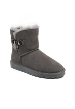 Polly - Snowboots- Grey -Mode Kledingwinkel baf3f0e53b504c1f89bf956632dfd8ce
