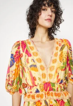 Farm Rio Rio Tapestry Dress - Maxi-Jurk - Rio Tapestry Yellow -Mode Kledingwinkel bb01348d273b4df985f4abcfc2b5edc0