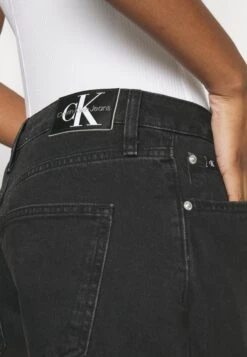 Calvin Klein Jeans Straight - Straight Leg Jeans - Denim Black -Mode Kledingwinkel bb05bed7c6324f4b96675b00da2939cb