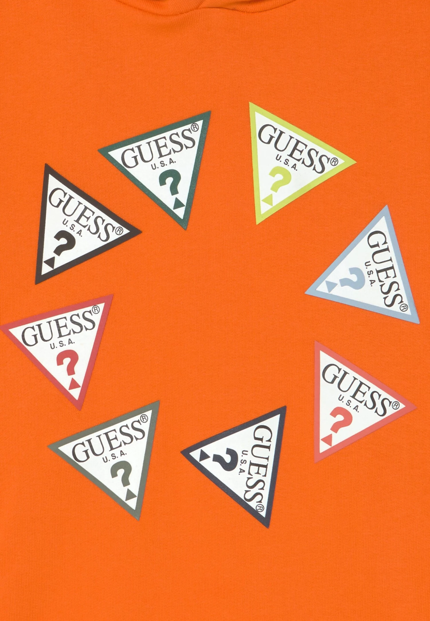 Guess Junior Hooded Active- Hoodie - Bitter Orange 5 Guess Junior Hooded Active- Hoodie - Bitter Orange - Afbeelding 3