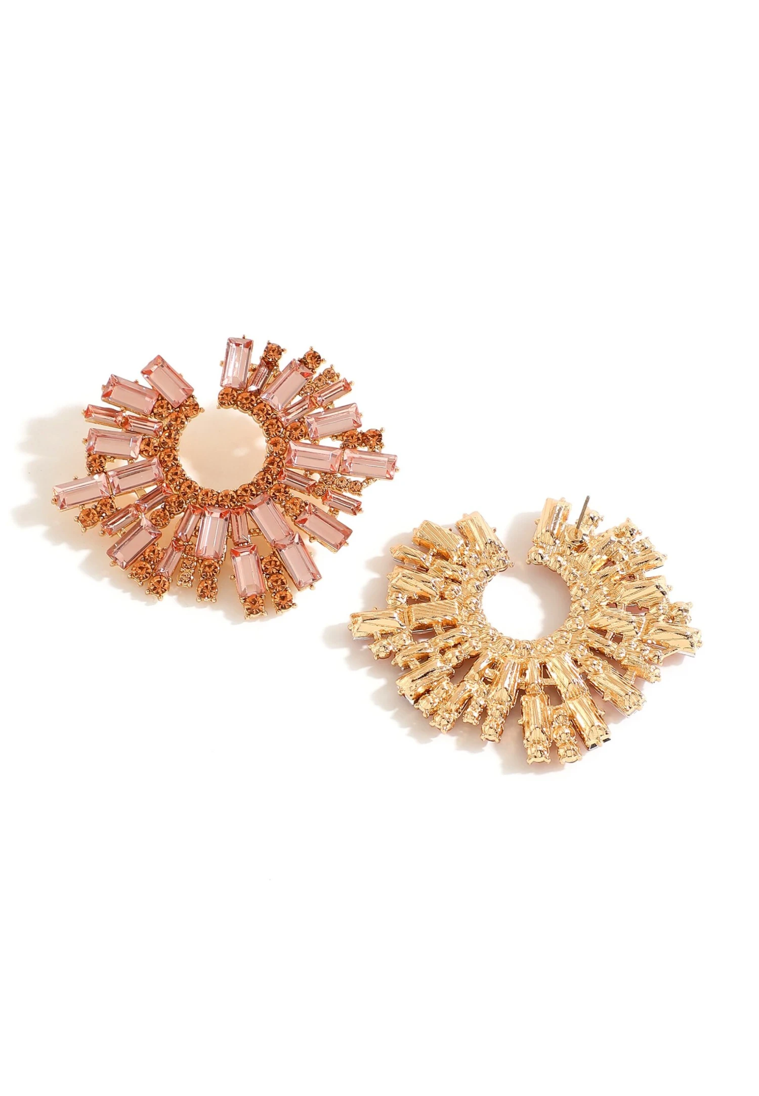 Reese J - Oorbellen - Rose Gold Coloured 5 Reese J - Oorbellen - Rose Gold Coloured - Afbeelding 3