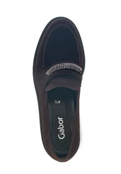 Gabor Instappers - Chocolate -Mode Kledingwinkel bd16aed104914a2a97407b134a51524c