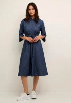 Cream Crmagria Zally- Blousejurk - Denim Blue -Mode Kledingwinkel bdff567c010f4117977a74c4ef4f16e3