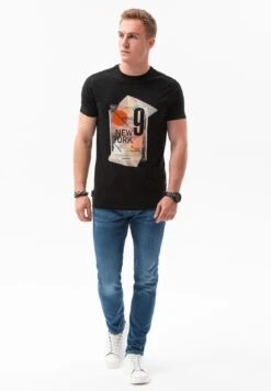 T-Shirt Print - Black -Mode Kledingwinkel be1c0997b98d414496c79d7410541ef1