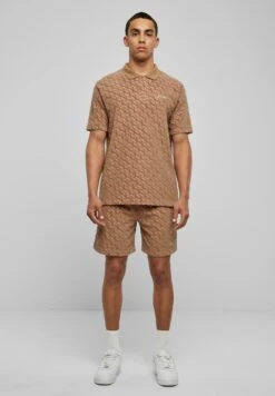 Sean John Jm232-007-01 Sj Monogram Logo Devorée S - Trainingsbroek - Light Brown -Mode Kledingwinkel beca9f1d81ca4919a5a628660b3ad63c