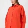 Overhemdblouse - Orange -Mode Kledingwinkel bf116bbcff3348dbac06230362b87bad