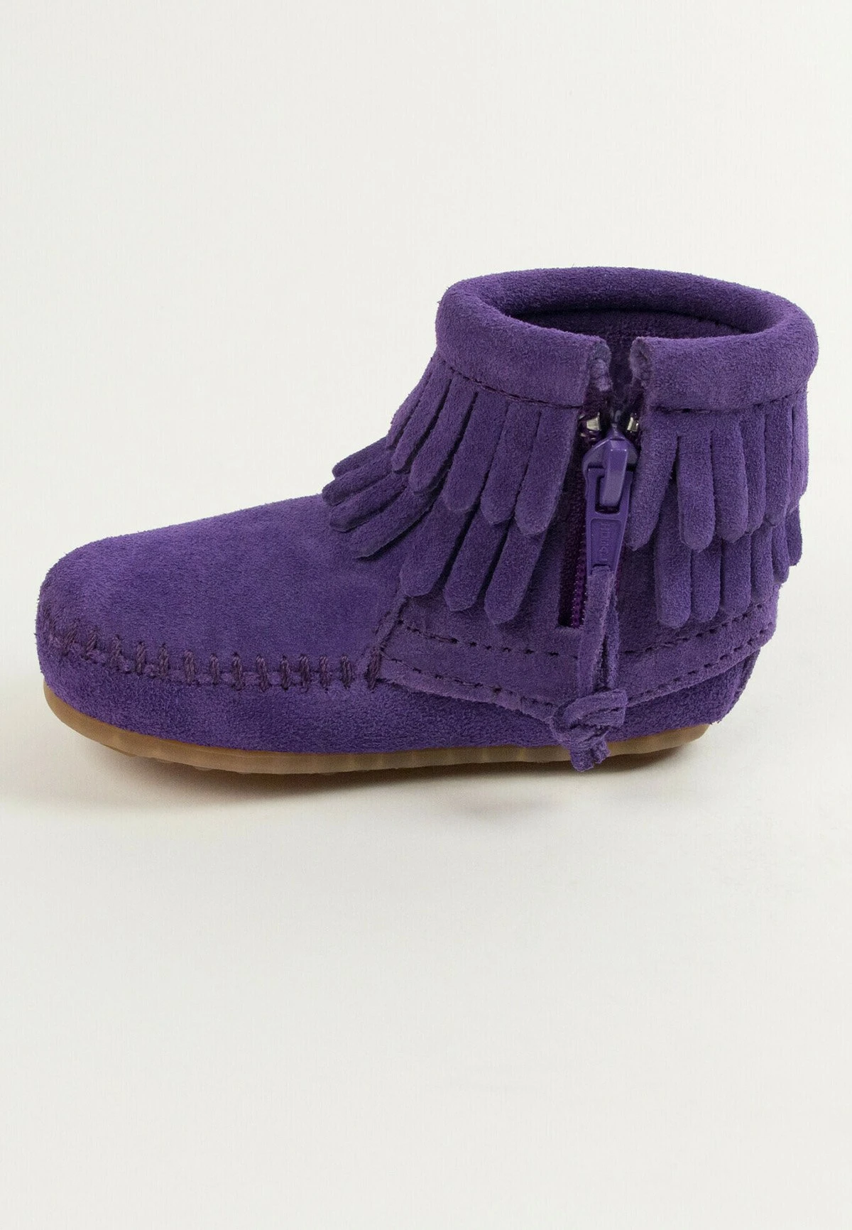 Double Fringe Minnetonka Suede - Laarzen - Purple 3 Double Fringe Minnetonka Suede - Laarzen - Purple