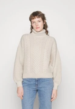 Selected Femme Slfbirtha Rollneck - Trui - Sandshell