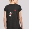 F4NT4STIC Disney Winnie & Balloon On Back With- T-Shirt Print - Black -Mode Kledingwinkel c1088cba91c8405080f54413790b2f50