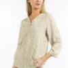 Usha Qisha - Blouse - Beige Mehrfarbig