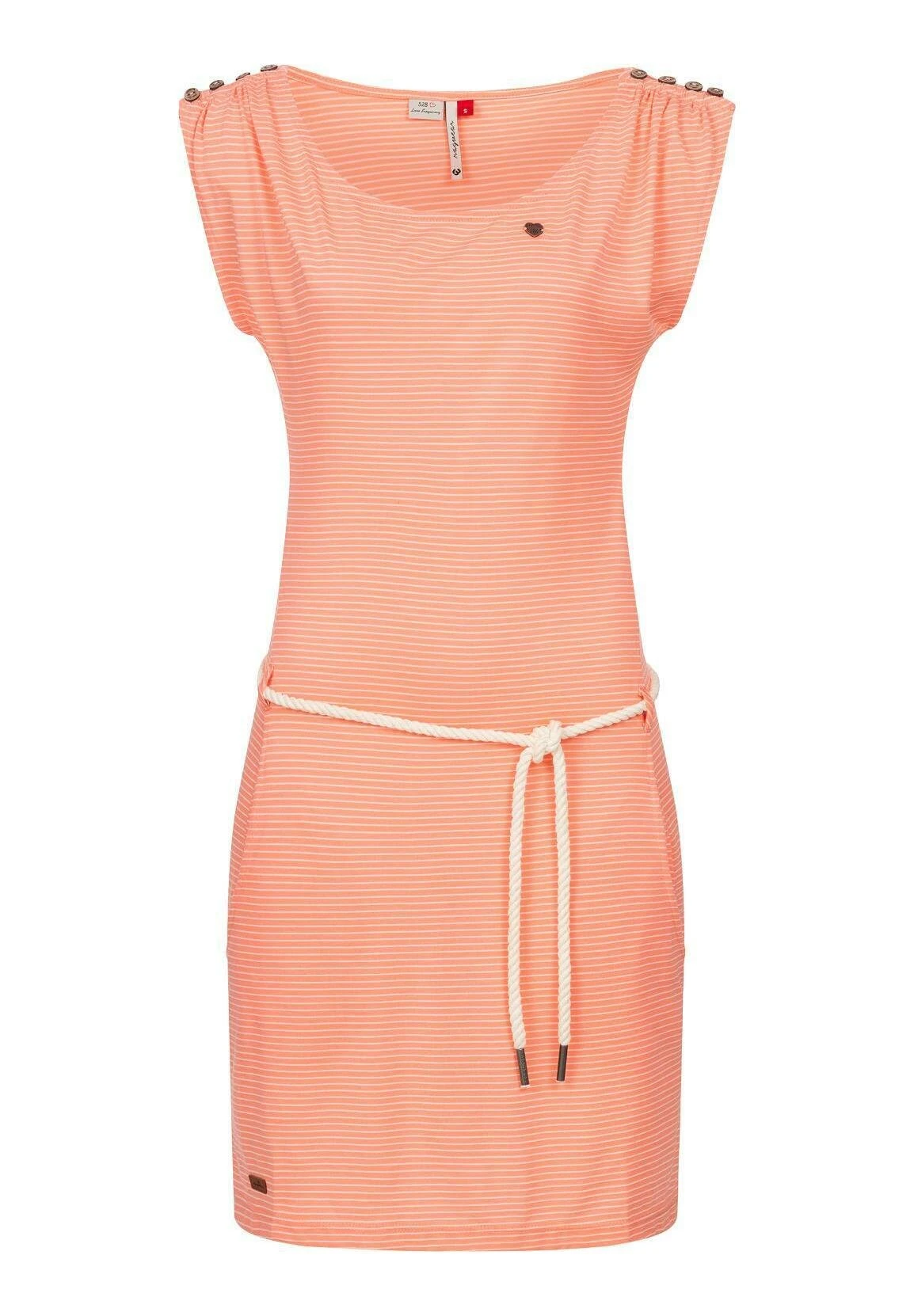 Ragwear Jerseyjurk - Coral 3 Ragwear Jerseyjurk - Coral