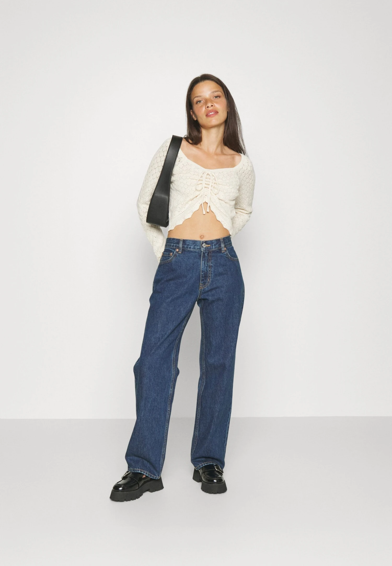 Low Straight- Straight Leg Jeans - Blue 4 Low Straight- Straight Leg Jeans - Blue - Afbeelding 2