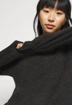 ONLY Onlcamilla - Trui - Dark Grey Melange -Mode Kledingwinkel c1cd964bb3574b1dbe5c4a6a59f1ecc9