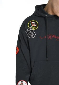 Ed Hardy Tiger-Tatt-Patch - Hoodie - Black -Mode Kledingwinkel c4312f4366f1413e81b8cdcf2751c5cb