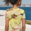 Next Lettuce Edge Short Sleeve T-Shirt Standard - Blouse - Yellow Smudge Print -Mode Kledingwinkel c46a0418e5474bb9a761ae67b092f6b7