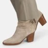 Grace- Korte Laarzen - Taupe -Mode Kledingwinkel c4fc93a748ed4546a4009f9a87abb8e1