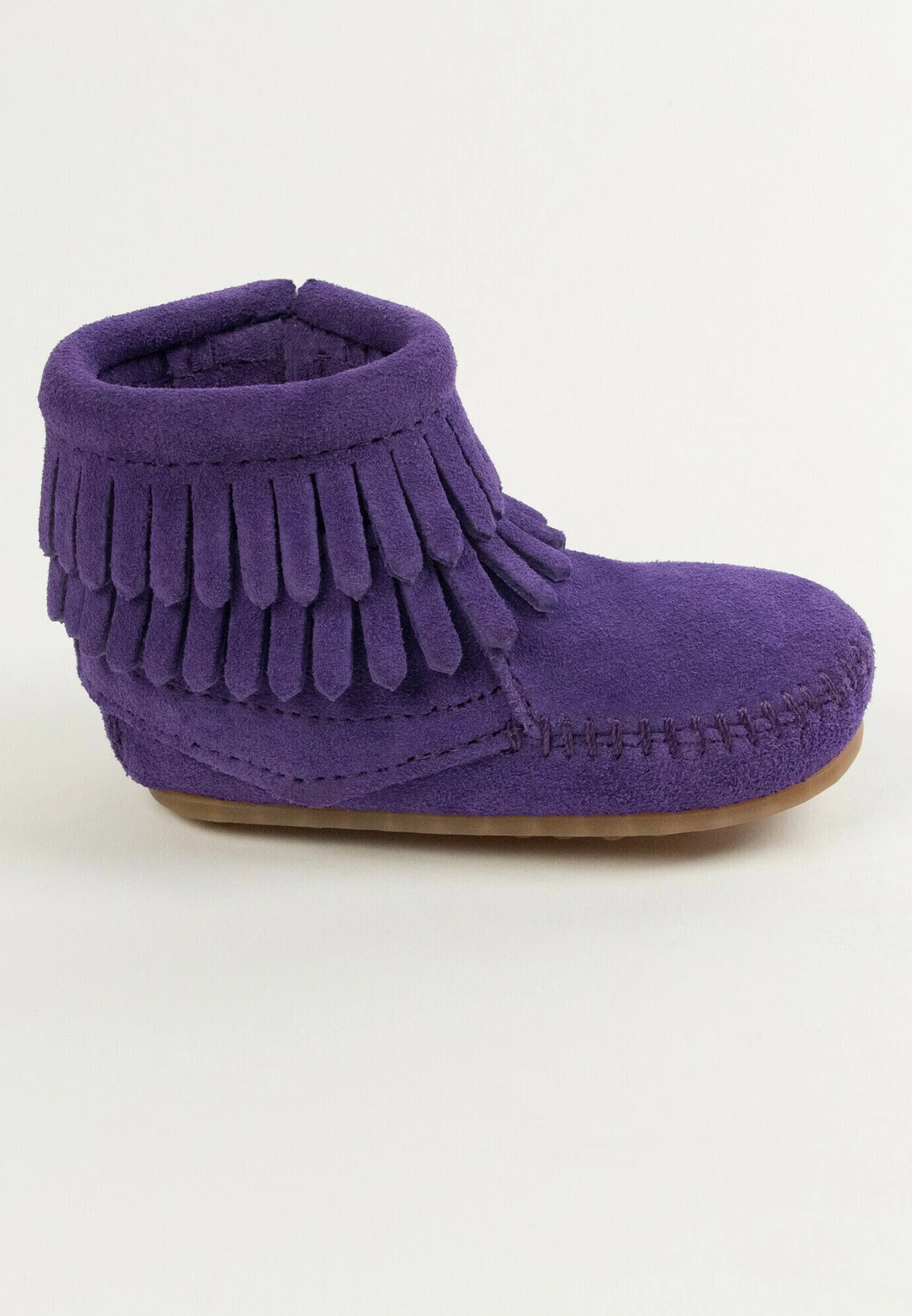 Double Fringe Minnetonka Suede - Laarzen - Purple 5 Double Fringe Minnetonka Suede - Laarzen - Purple - Afbeelding 3